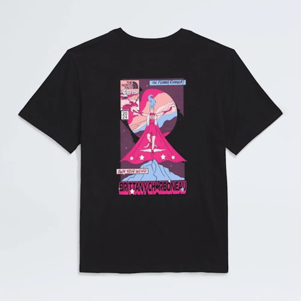 NWT The North Face Cotton Boys Graphic Tee NF0A8B1J4O91-M Black Size M (10) - Picture 2 of 10